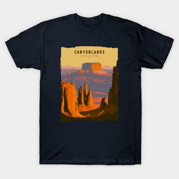 Canyonlands National Park T-Shirt by Wintrly